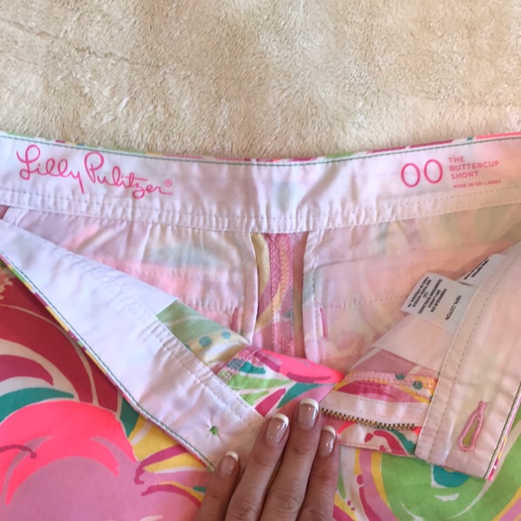 Women’s Lilly Pulitzer Scallop Shorts Size 00 NWOT - Picture 4 of 8